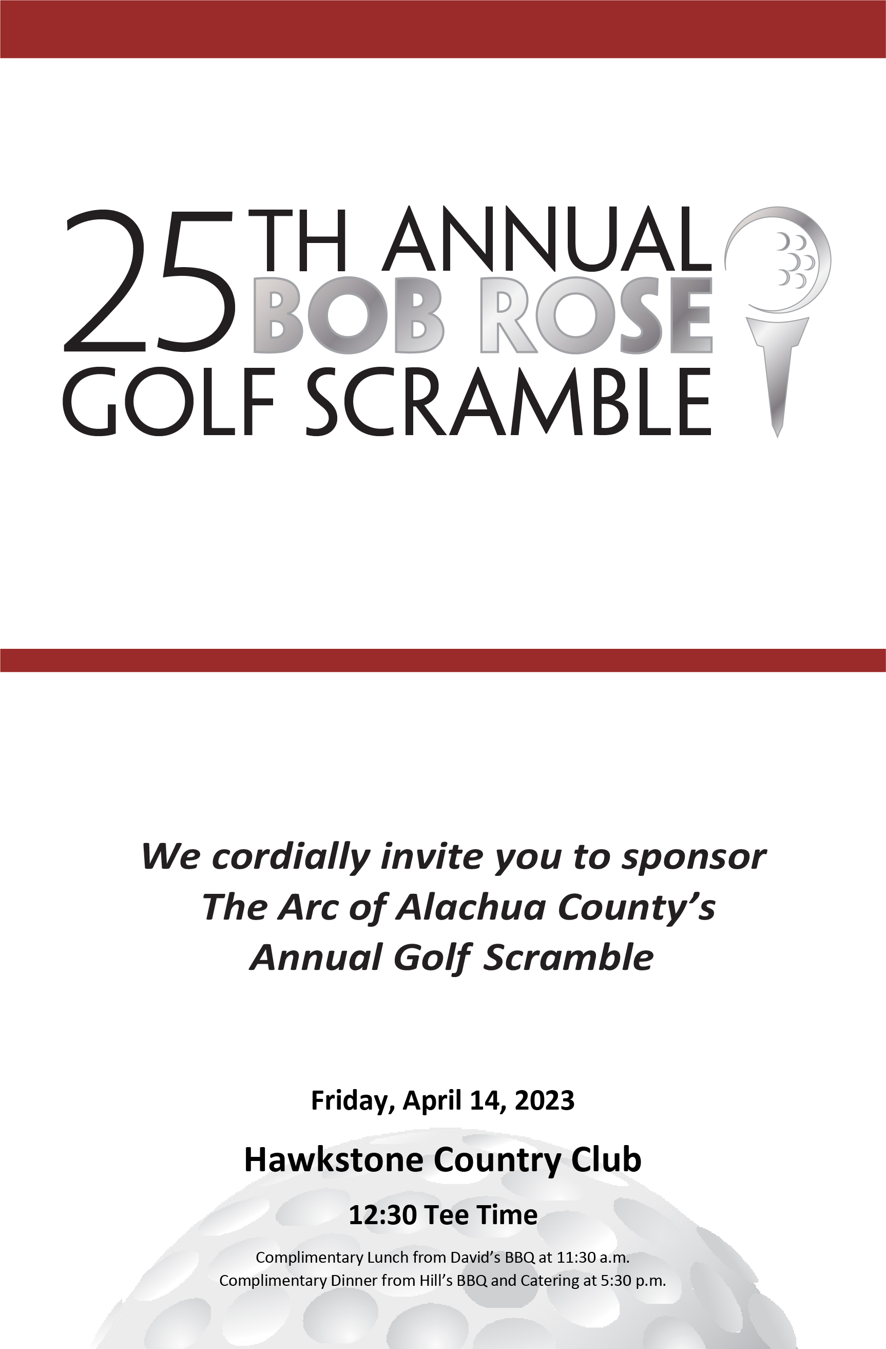Bob Rose Golf Scramble