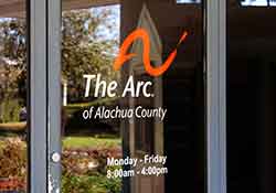 front door at The Arc